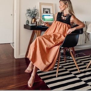 Zara contrasting voluminous dress